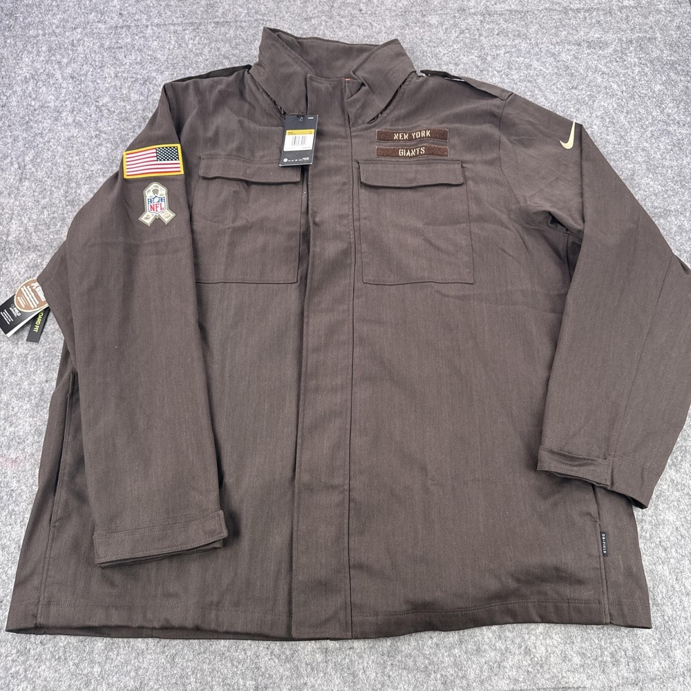 New York Giants Jacket Mens 4XL NFL Football Nike On Field Salute to Service